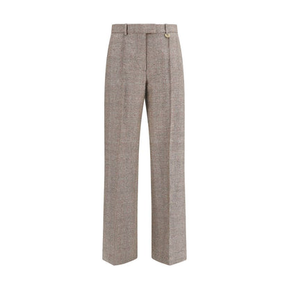 Burberry Dress Pants - Beige Wool Fabric