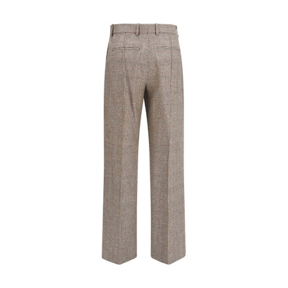 Burberry Dress Pants - Beige Wool Fabric