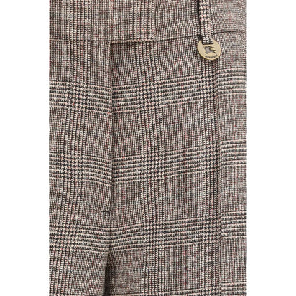 Burberry Dress Pants - Beige Wool Fabric