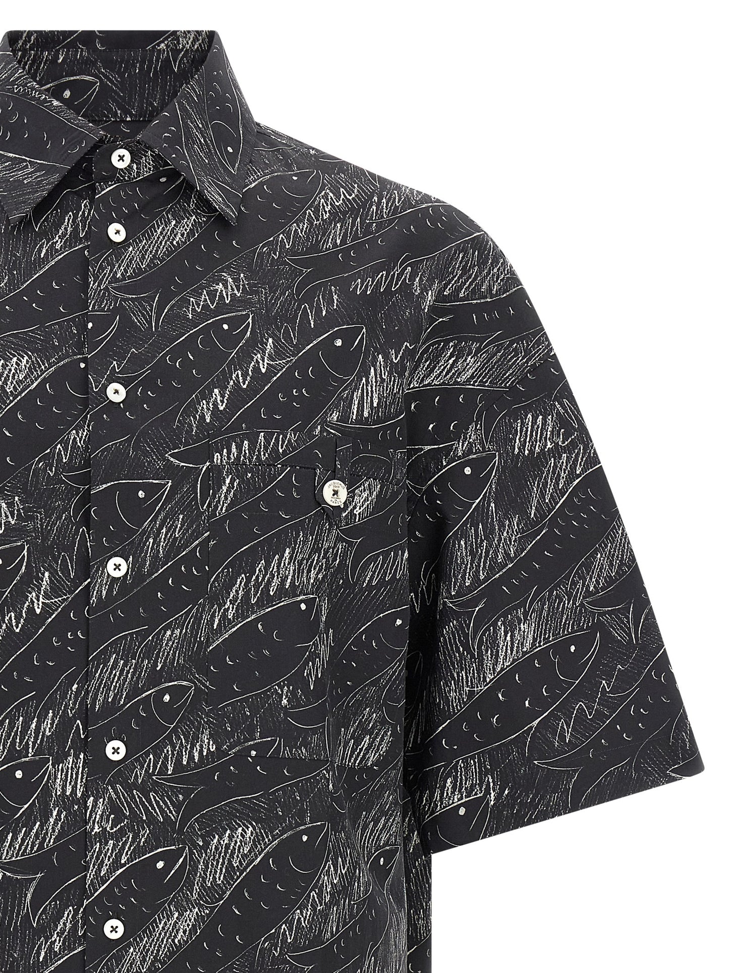 Blusa Jacquemus de algodón negro