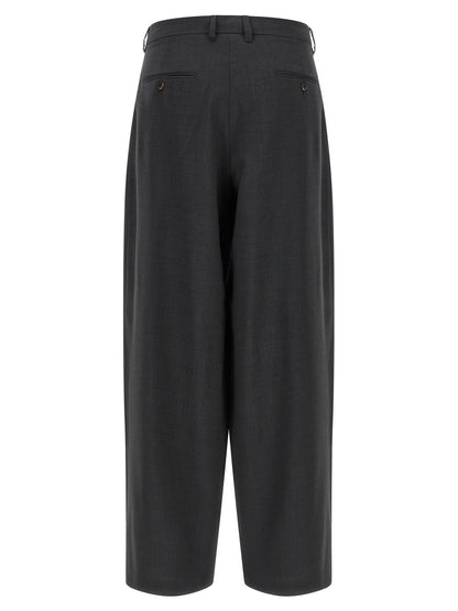Pantalones de vestir de lana gris 'S Max Mara