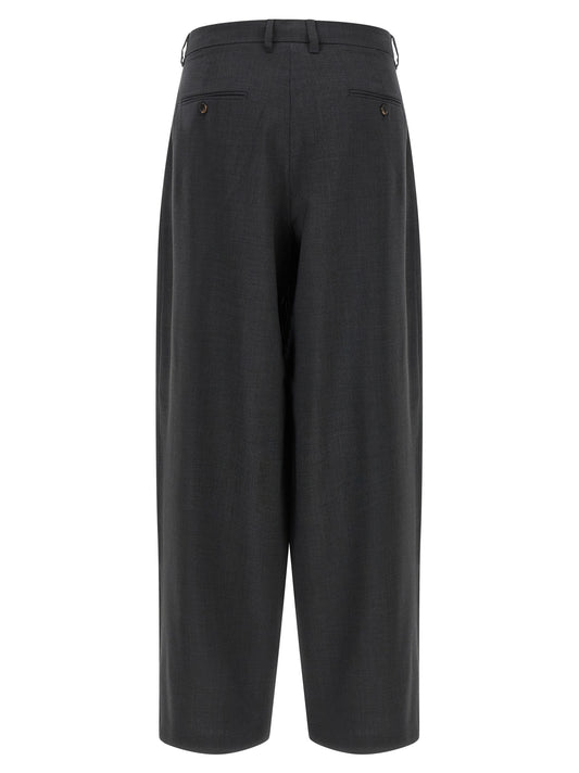 Pantalones de vestir de lana gris 'S Max Mara