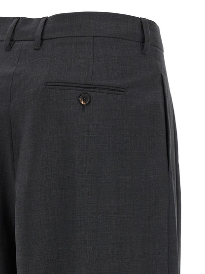 Pantalones de vestir de lana gris 'S Max Mara