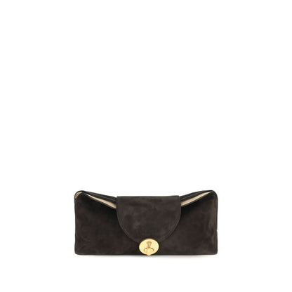 Bolso de mano Versace de piel de becerro marrón Bos Taurus