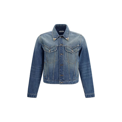 Chaqueta vaquera Versace de algodón azul