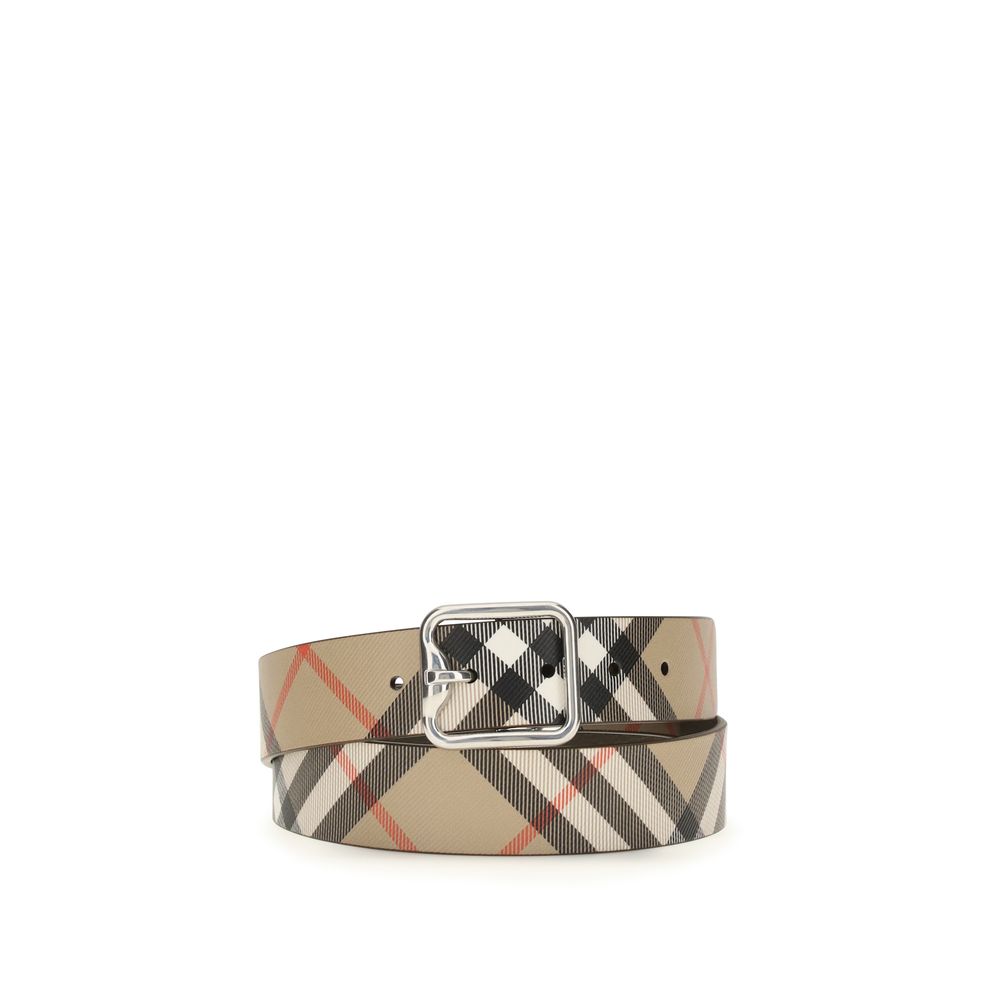 Burberry Cinturón VacunoBeige Bos Taurus Reversible Regular