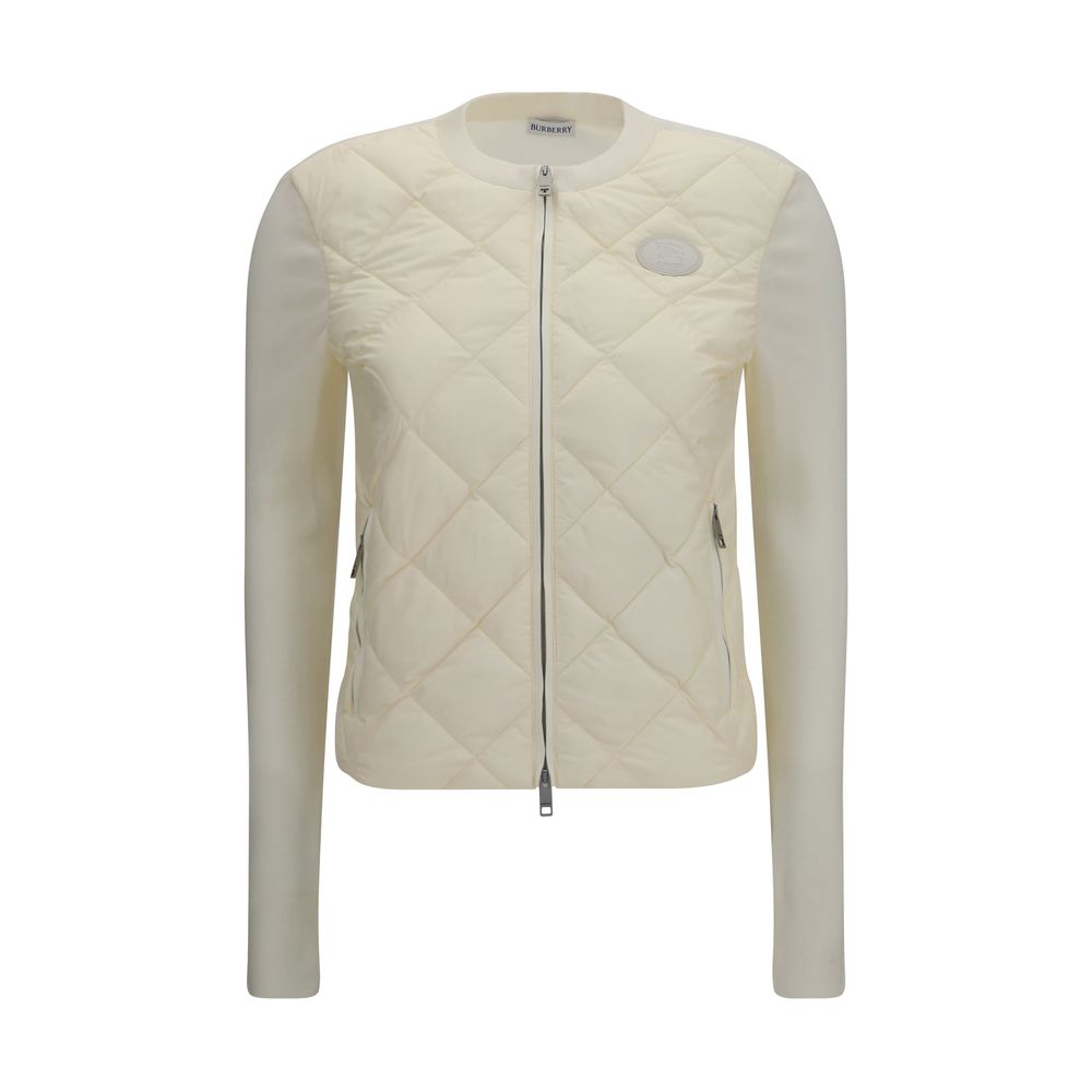 Cárdigan Burberry De Poliamida Con Estilo Contemporáneo En Beige