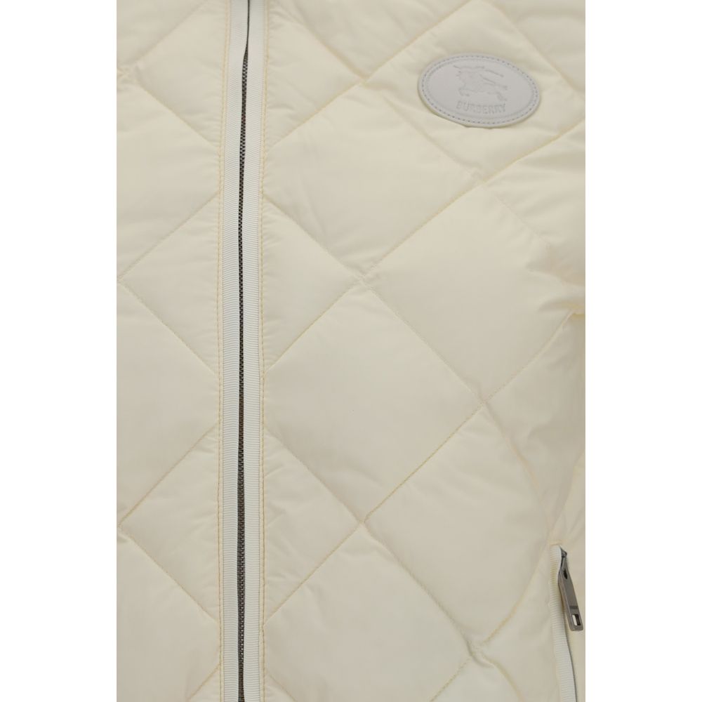Cárdigan Burberry De Poliamida Con Estilo Contemporáneo En Beige