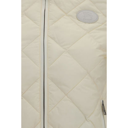 Cárdigan Burberry De Poliamida Con Estilo Contemporáneo En Beige