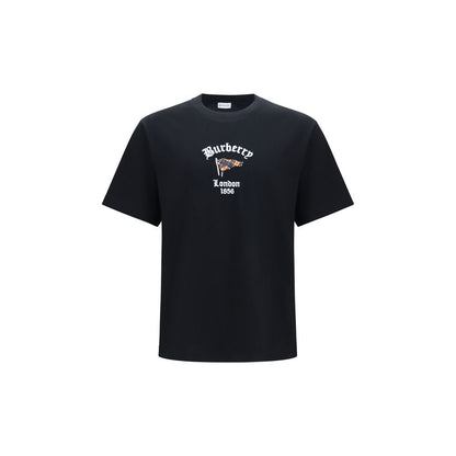 Camiseta de algodón negra de Burberry