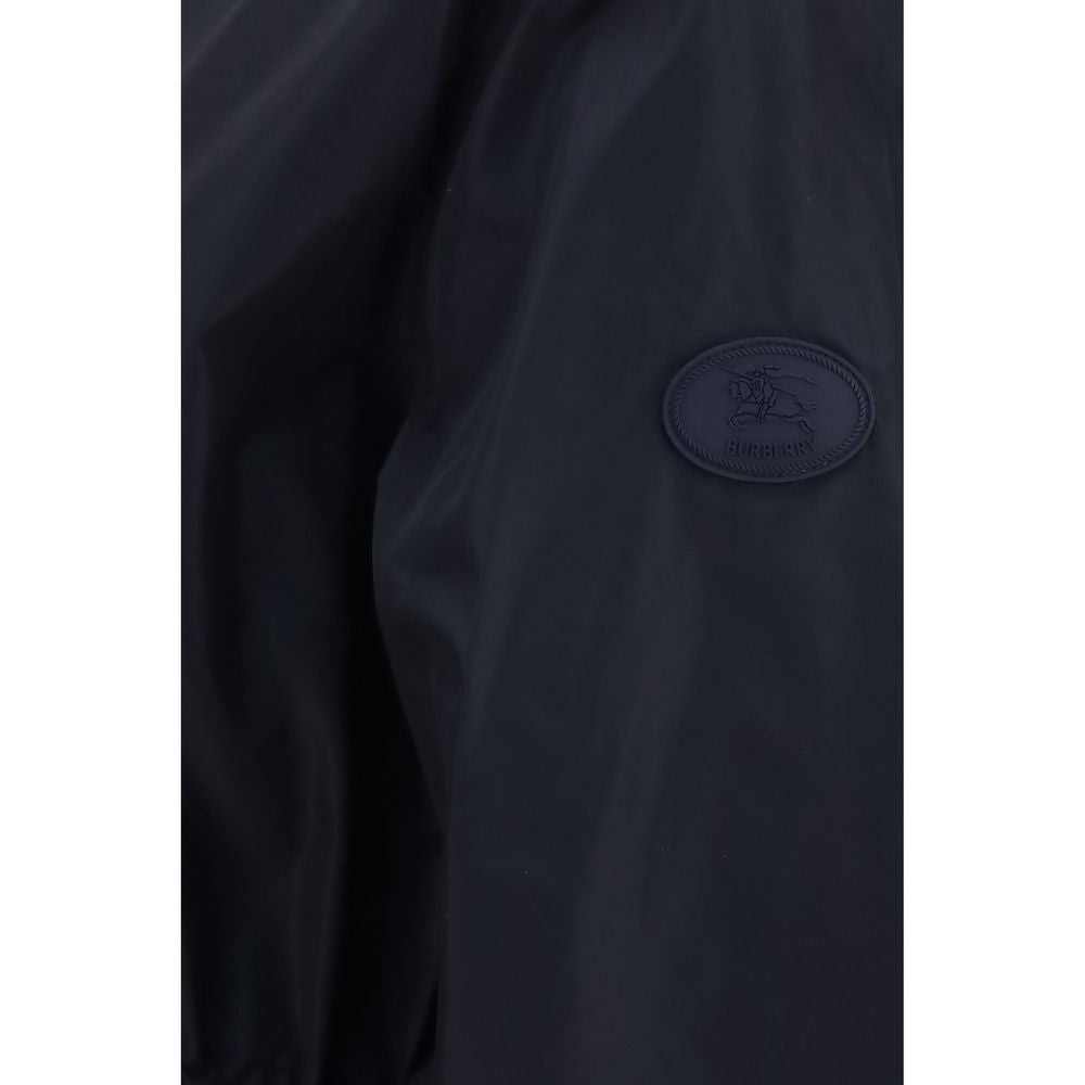 Parka Burberry negra de poliamida