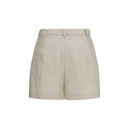 Pantalones cortos bermudas Moncler de poliamida beige