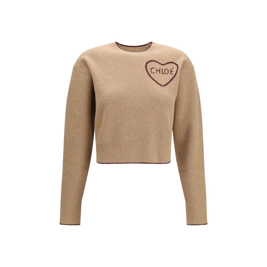 Sudadera Chloé Beige de lana Oves Aries