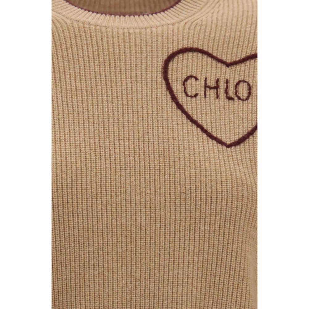 Sudadera Chloé Beige de lana Oves Aries