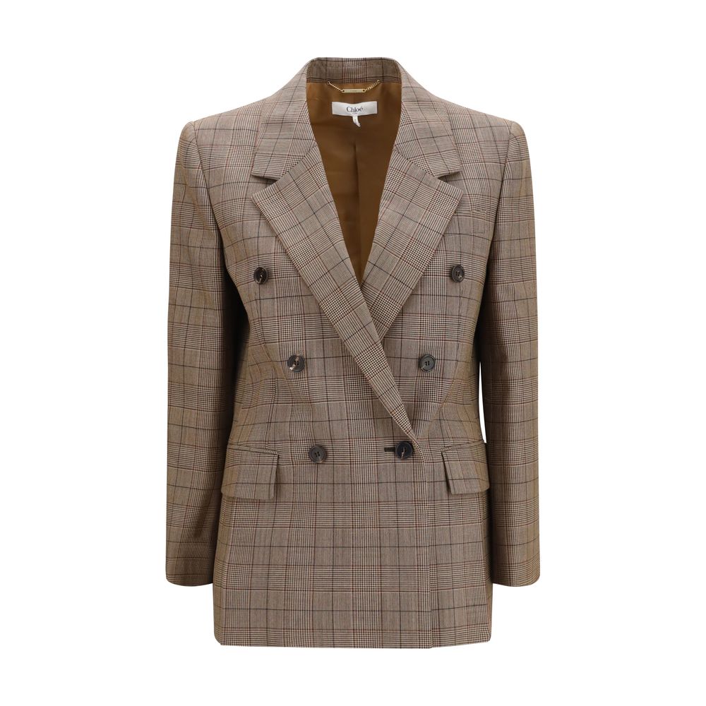 Blazer Chloé de lana beige Oves Aries