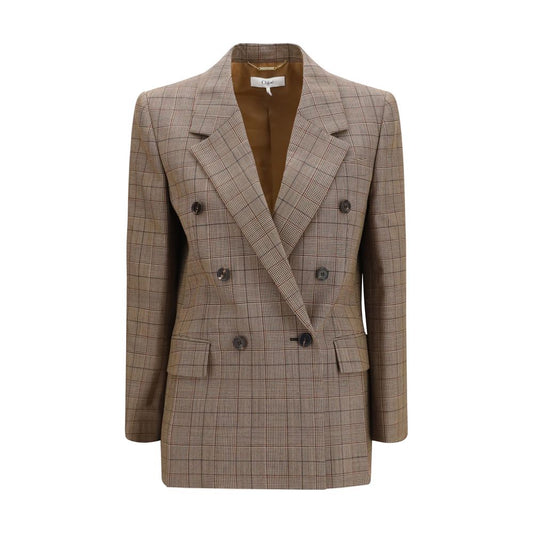 Blazer Chloé de lana beige Oves Aries