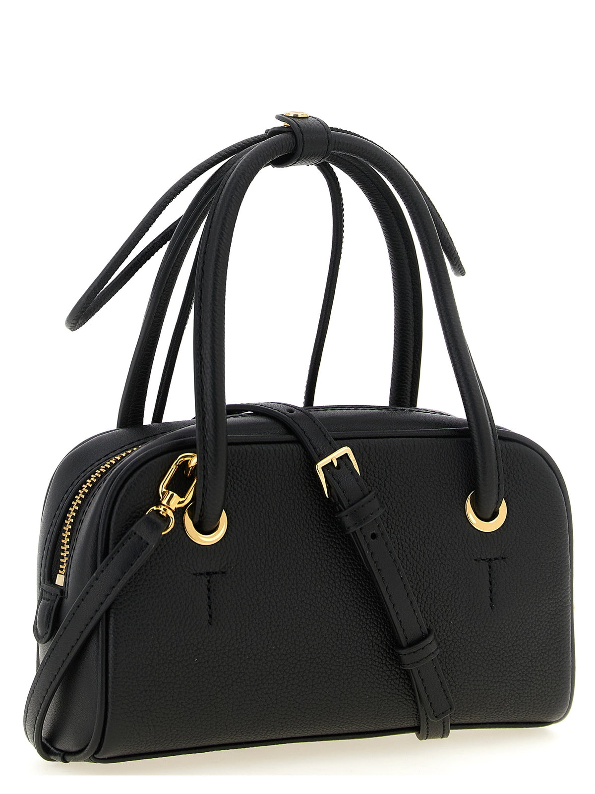 Bolso Furla Negro Cuero De VacunoEdicion Poppy S