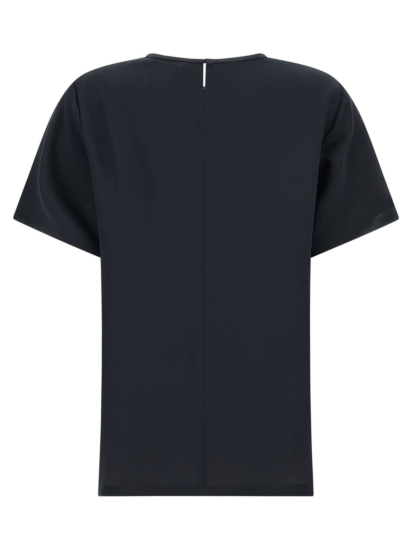 Blusa de seda negra Max Mara