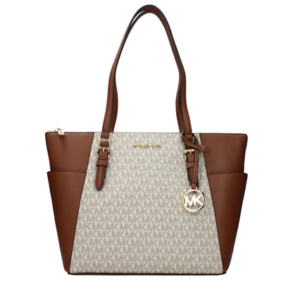 Sac à bandoulière Michael Kors en cuir beige