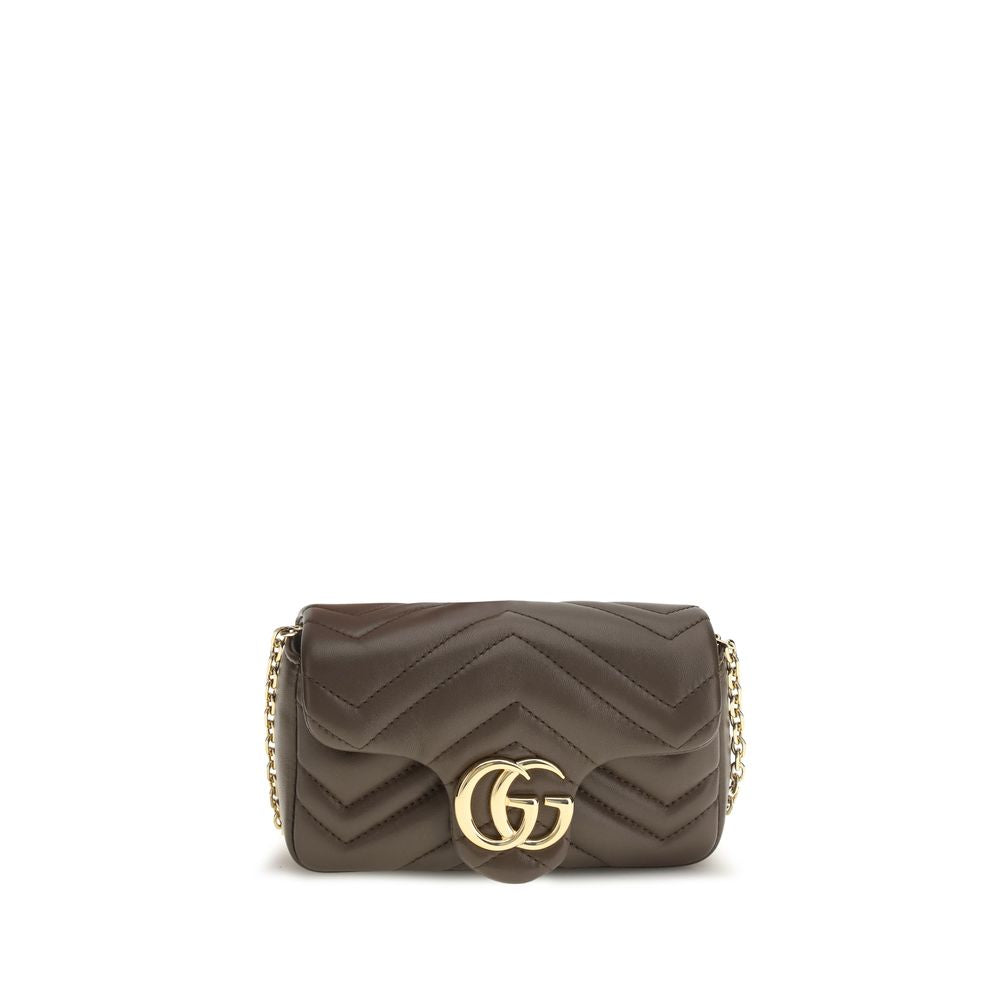 Gucci Bolso De Hombro Fabricado En Piel VacunoBos Taurus Marrón