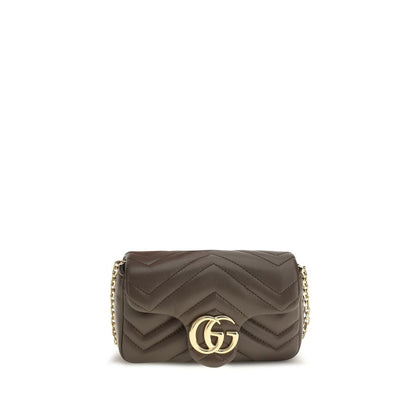 Gucci Bolso De Hombro Fabricado En Piel VacunoBos Taurus Marrón
