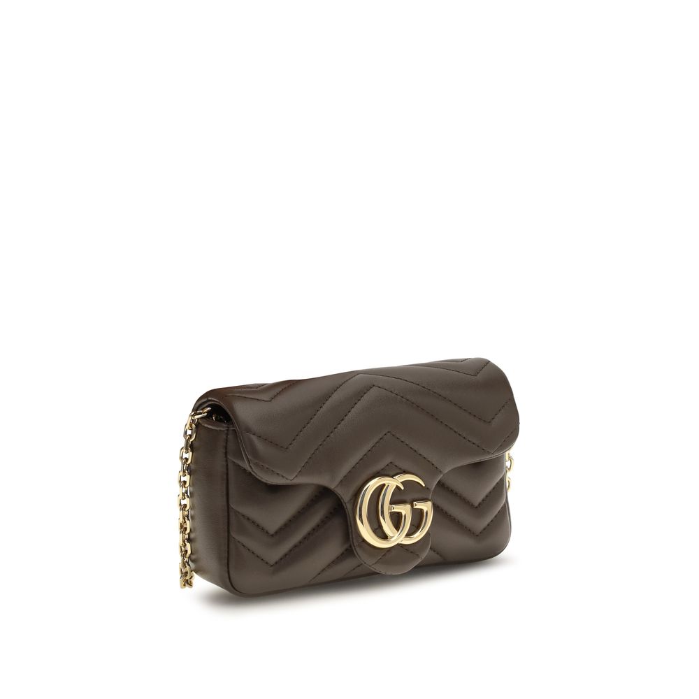 Gucci Bolso De Hombro Fabricado En Piel VacunoBos Taurus Marrón