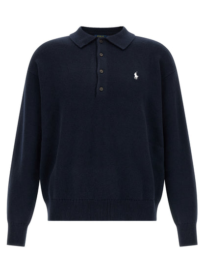 Cardigan en coton bleu Polo Ralph Lauren