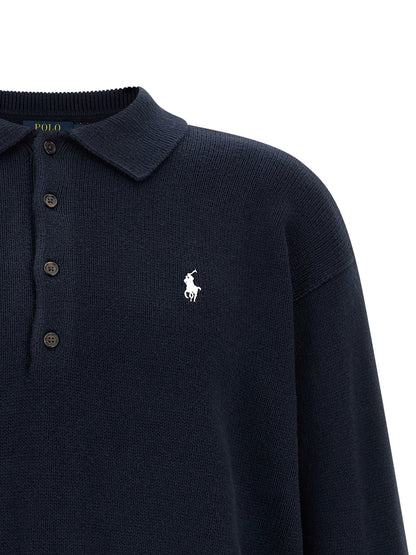 Cardigan en coton bleu Polo Ralph Lauren