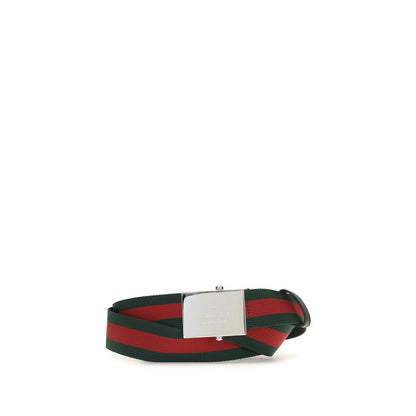 Cinturón Gucci Web Ribbon Algodón Multicolor Regular