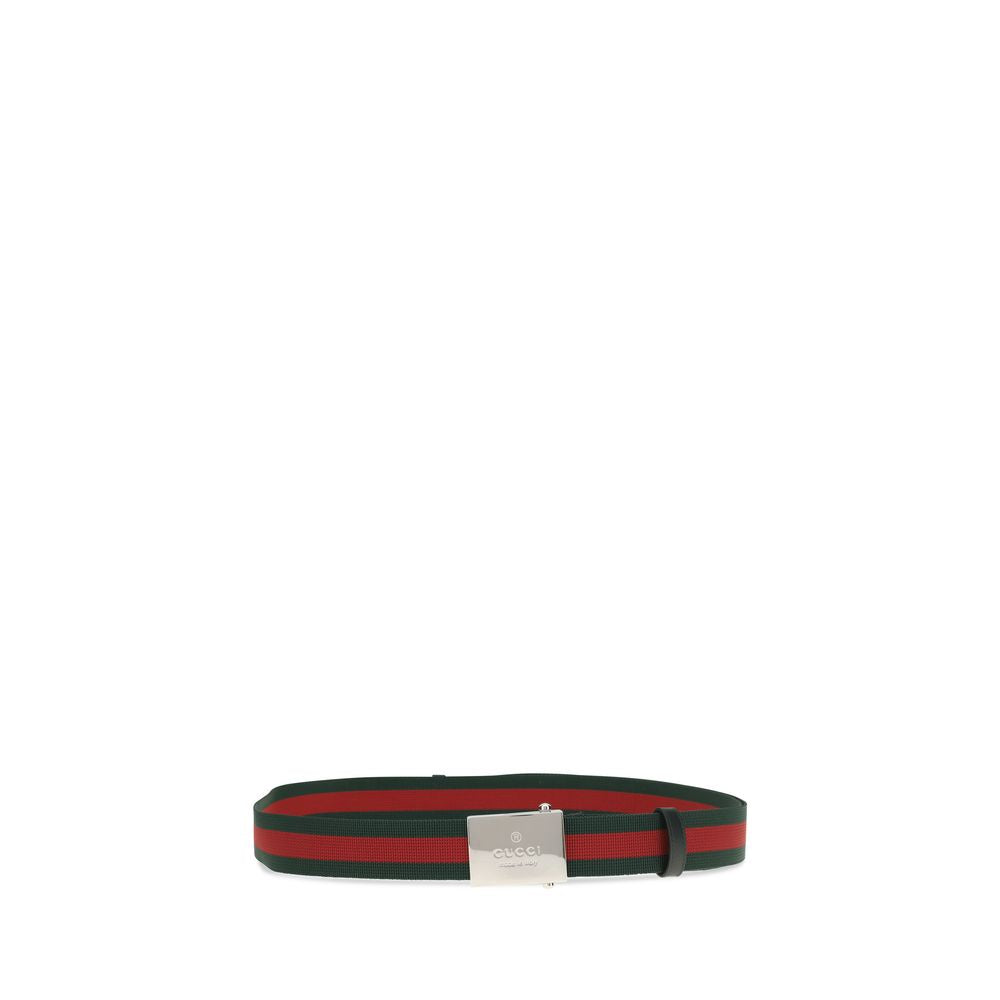 Cinturón Gucci Web Ribbon Algodón Multicolor Regular