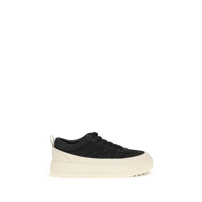 Baskets Moncler Bos Taurus en cuir de veau noir
