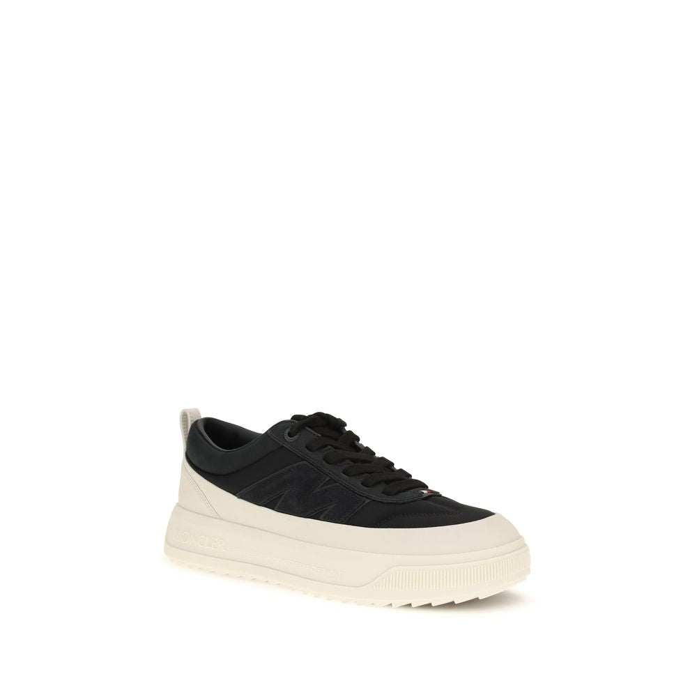 Baskets Moncler Bos Taurus en cuir de veau noir