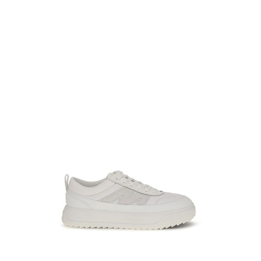 Zapatillas deportivas Moncler de piel de becerro blanca Bos Taurus