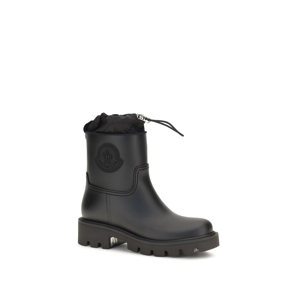 Moncler Botas De Lluvia Kickstream - Pvc Negro Resistente Al Agua