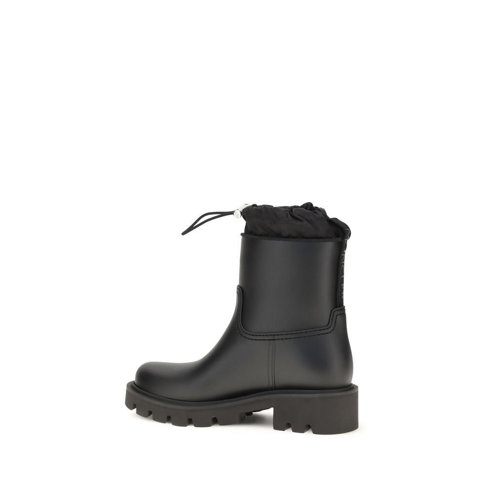 Moncler Botas De Lluvia Kickstream - Pvc Negro Resistente Al Agua