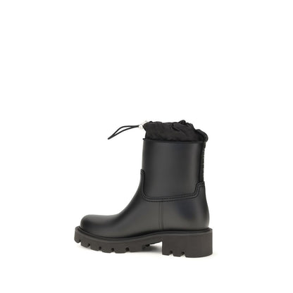 Moncler Botas De Lluvia Kickstream - Pvc Negro Resistente Al Agua