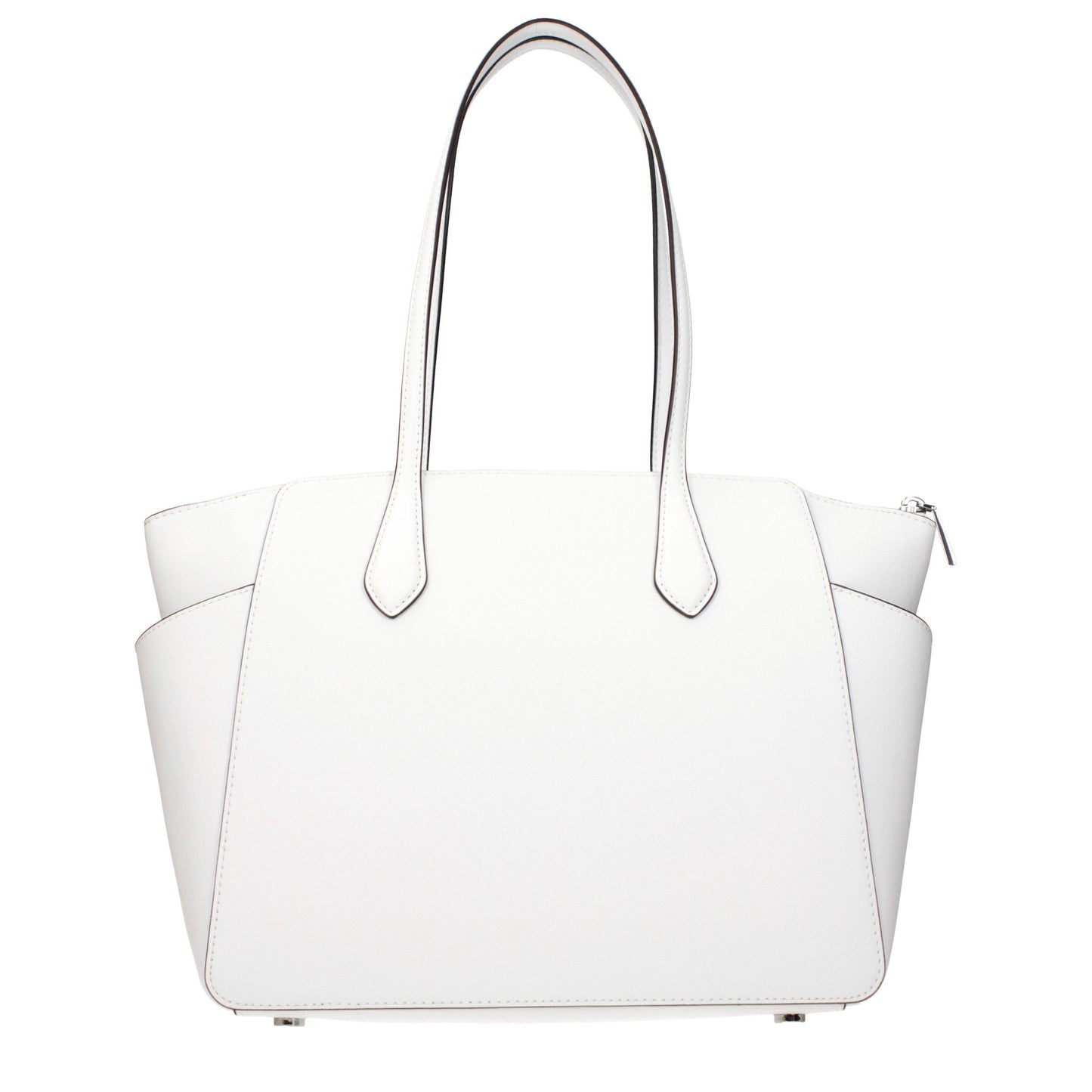 Bolso de hombro Michael Kors de cuero blanco