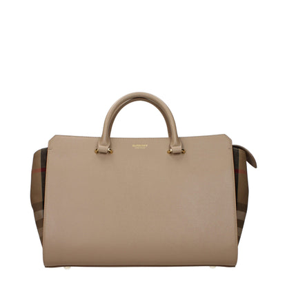Burberry Beige Leather Bag Model 8084480 F83129