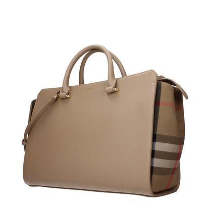 Burberry Beige Leather Bag Model 8084480 F83129