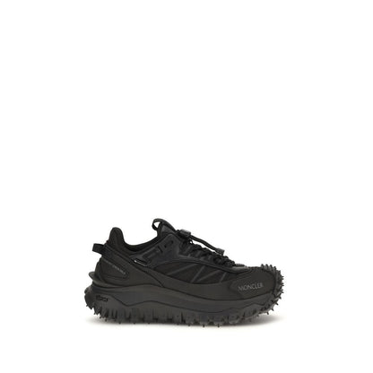 Baskets Moncler en Cuir Noir Modèle Bos Taurus
