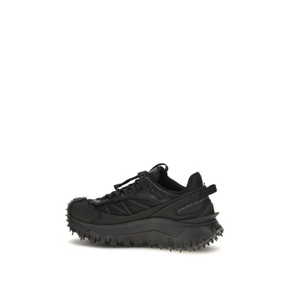 Baskets Moncler en Cuir Noir Modèle Bos Taurus