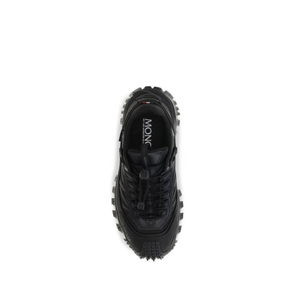Baskets Moncler en Cuir Noir Modèle Bos Taurus