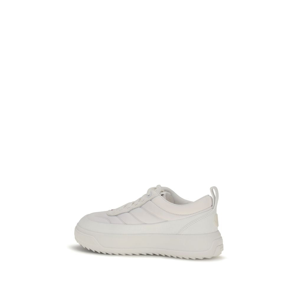 Baskets Moncler en polyamide blanc