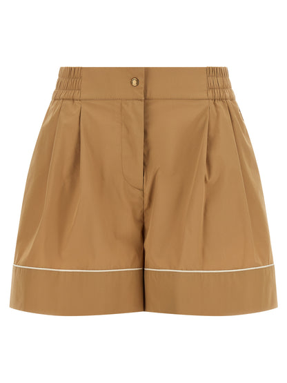 Pantalones cortos Moncler bermudas de nailon beige