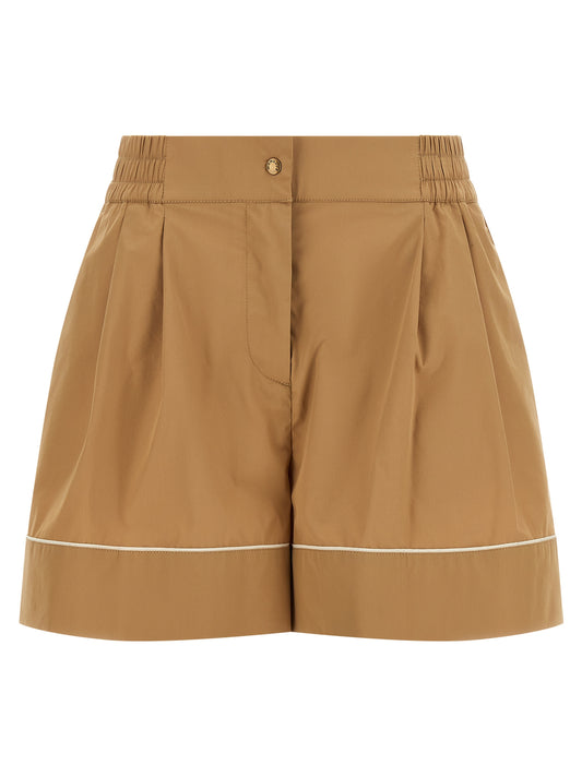 Pantalones cortos Moncler bermudas de nailon beige