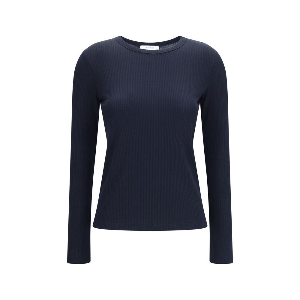 Sudadera azul de lyocell Max Mara