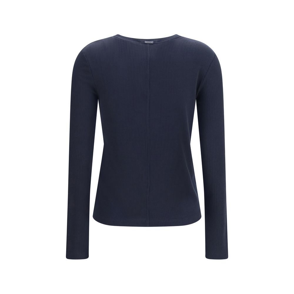 Sudadera azul de lyocell Max Mara