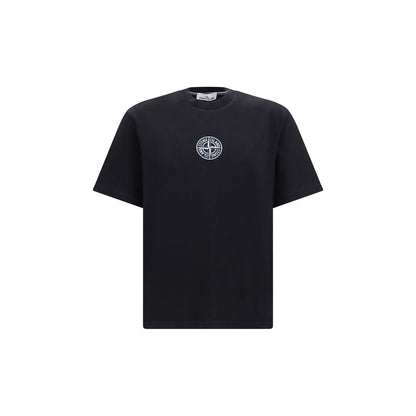 Camiseta Stone Island de algodón negra