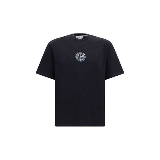 Camiseta Stone Island de algodón negra
