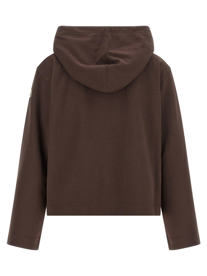 Sudadera Moncler de Algodón Marrón